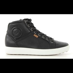 Ecco Women’s Leather High Top Sneakers